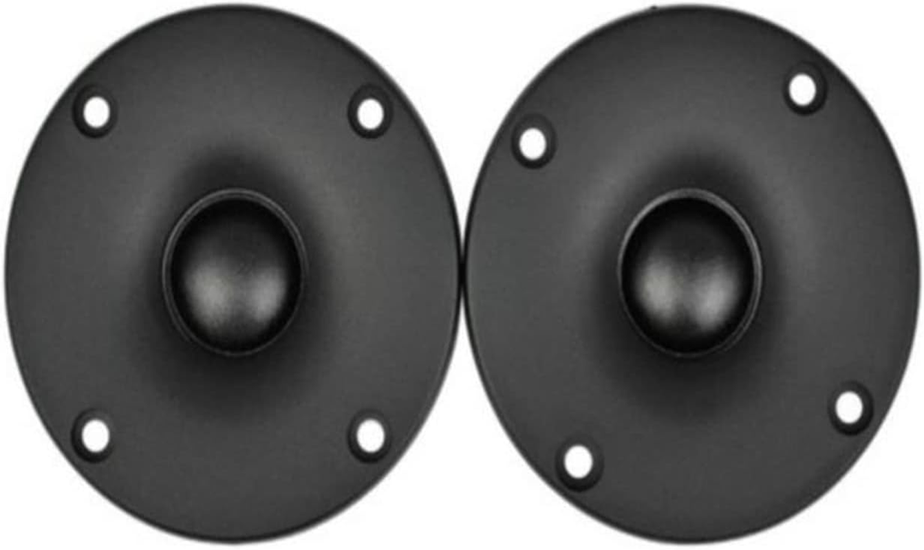 TGMGADANTV 2Pcs Tweeter 1" Inch 6 Ohm 30W Dome Silk Film Tweeter Hifi Treble Speaker Audio Loudspeaker with Heatsink Bookshelf Speaker image number 1