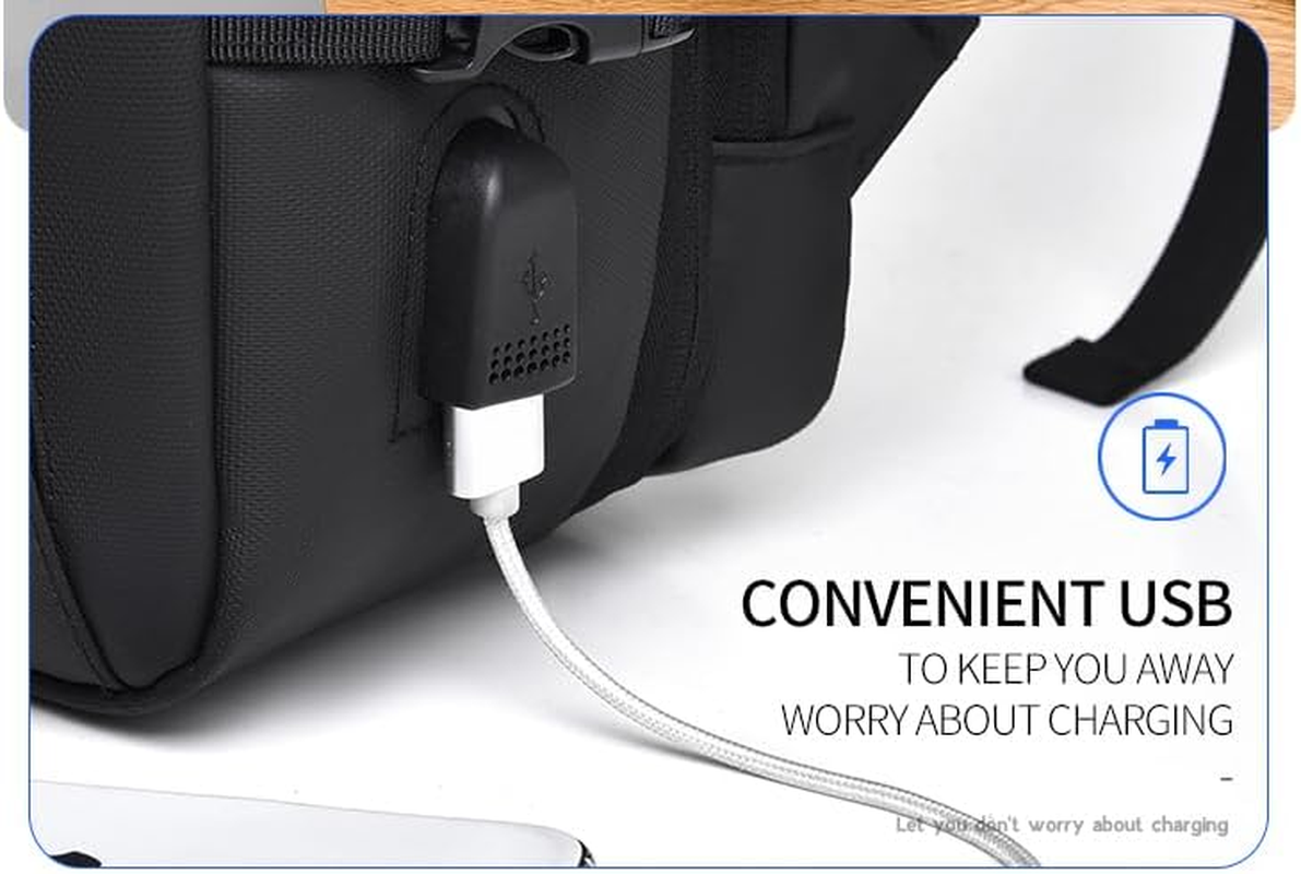 Travel Laptop Backpack 16 Inch with USB Charging Port - Waterproof Travel Backpack for Men & Women, Insulated Lunch Bag with Large Capacity, Tsa-Friendly Airline Approved Computer Backpack - Brown image number 6