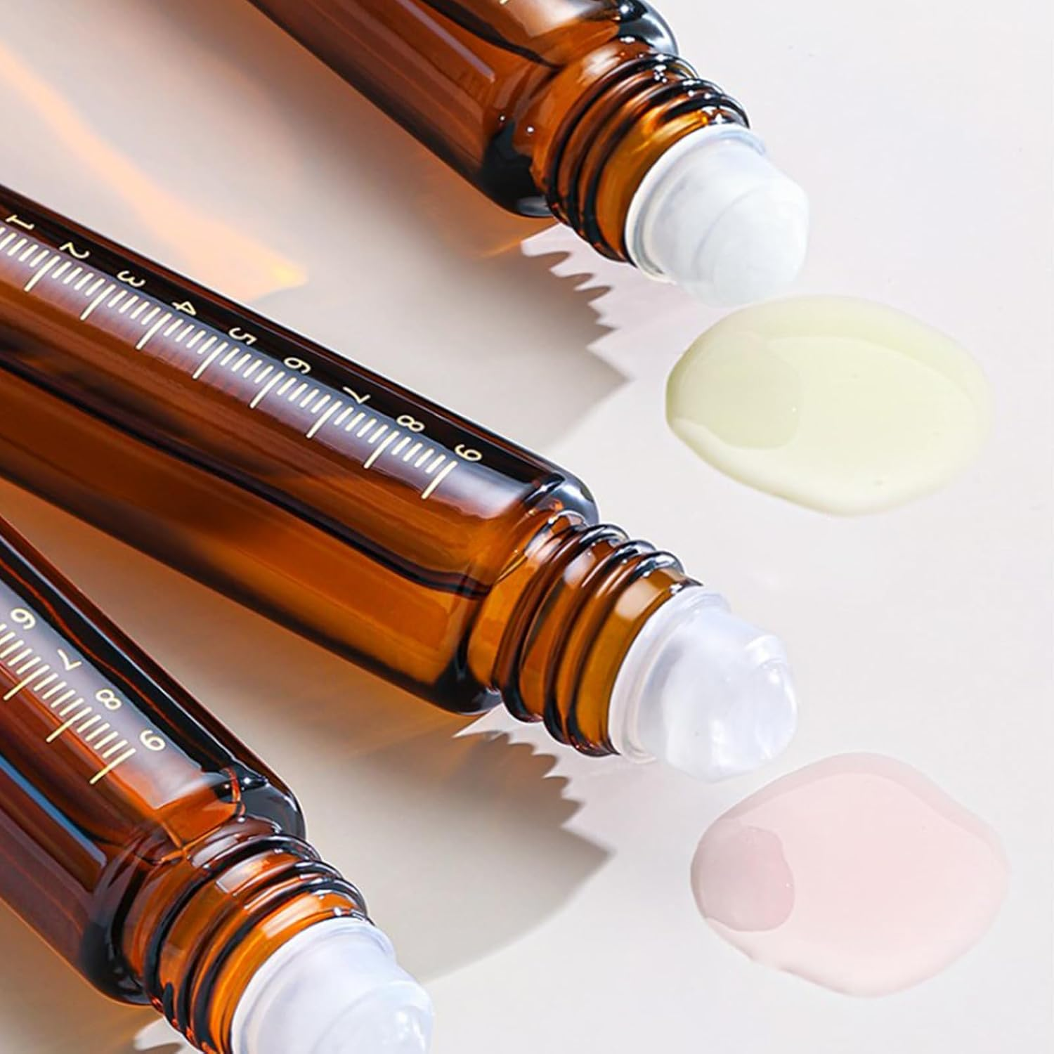 Refillable Perfume Bottle Dropper Bottle Leak Proof Essential Oil Bottle Glass Roll Bottle Essential Oil Bottle image number 3