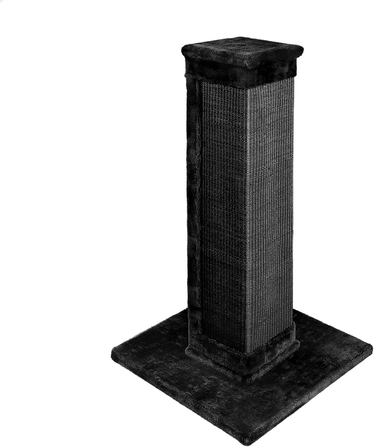 BEASTIE Cat Scratching Post Tree 92Cm Height Cat Scratcher Tower Condo House Furniture Wood, Black image number 4