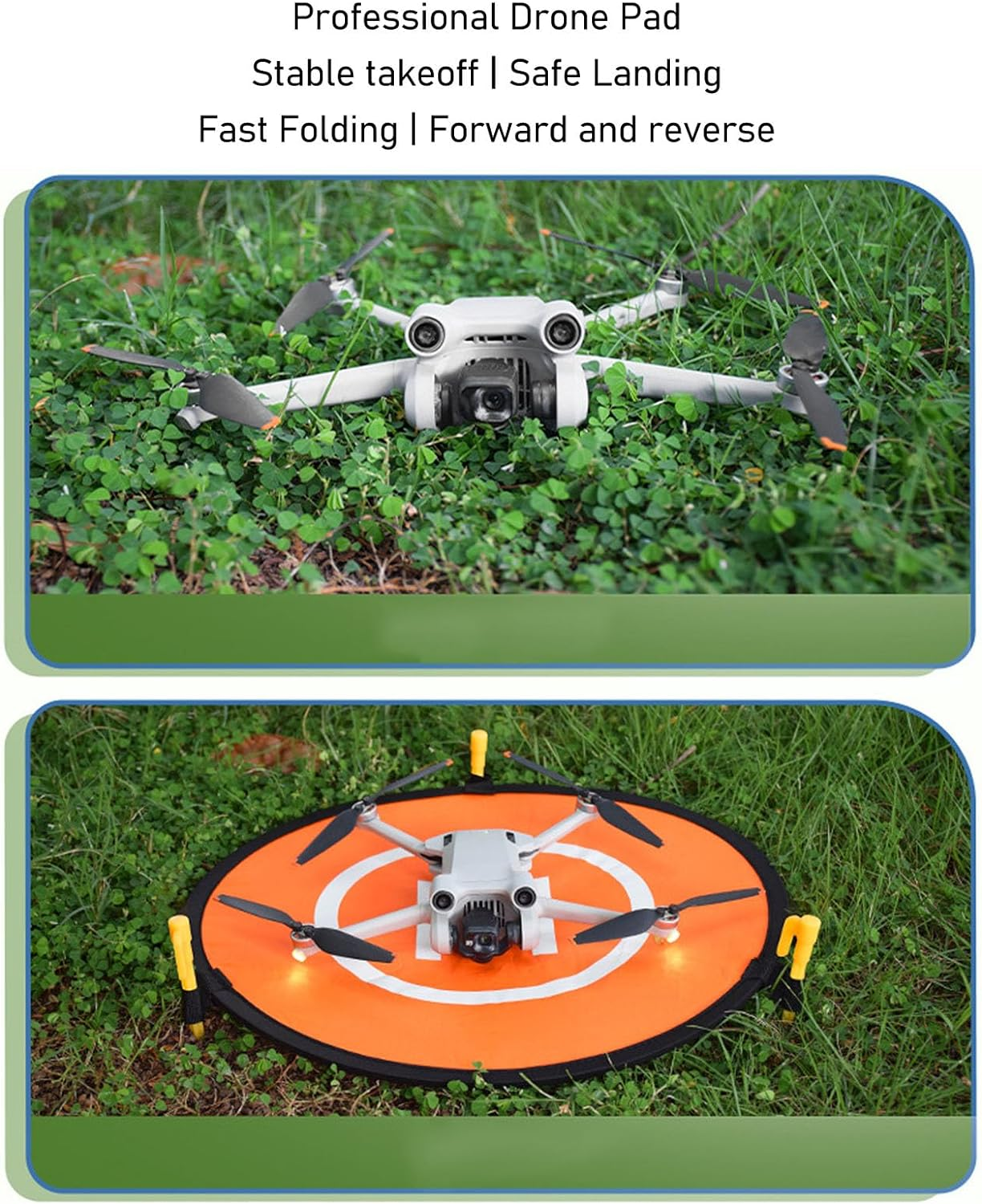 Drone Landing Pad for DJI Mini 3 Pro, 15.7-Inch Universal Foldable Landing Mat for DJI Mini 3, Mini 2 SE, Mini SE, Mini 2, for Mavic Mini, FIMI X8 SE, Holy Stone HS720G image number 3
