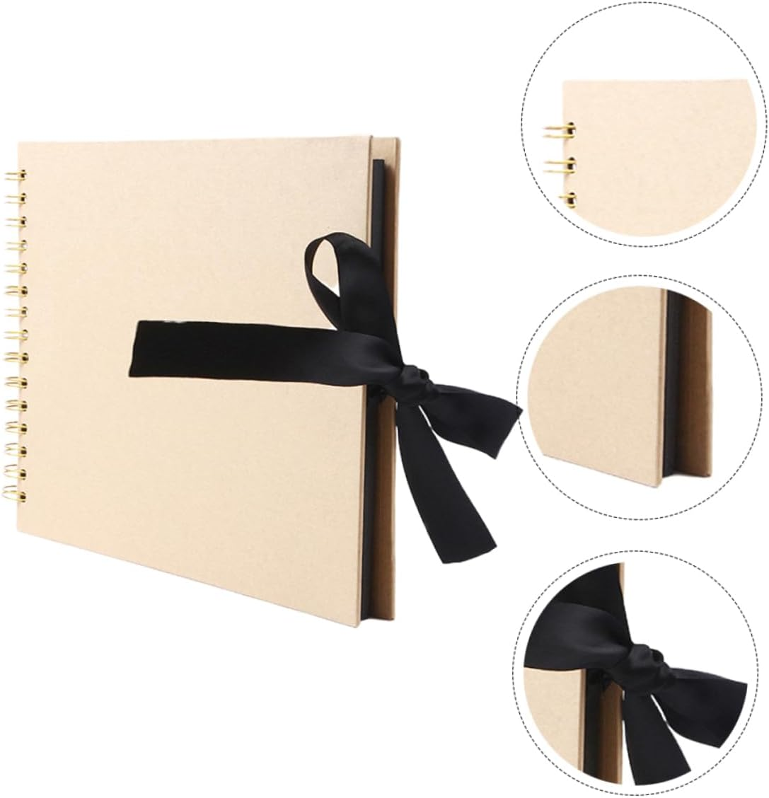 Scrapbooking Album Photo Book Diy Page Turning Handmade Album for Travel Graduation Wedding image number 4