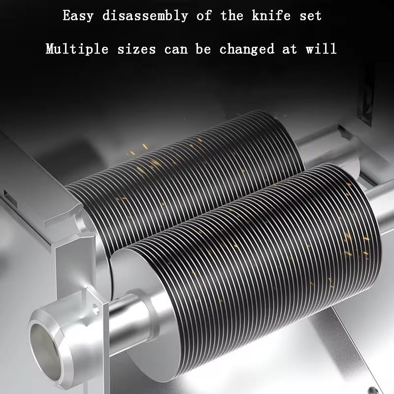 Commercial Meat Cutter Machine, 850W Electric Stainless Steel Meat Cutter Machine, Easy to Clean, Stainless Steel Automatic Vegetable Chopper for Household, Commercial