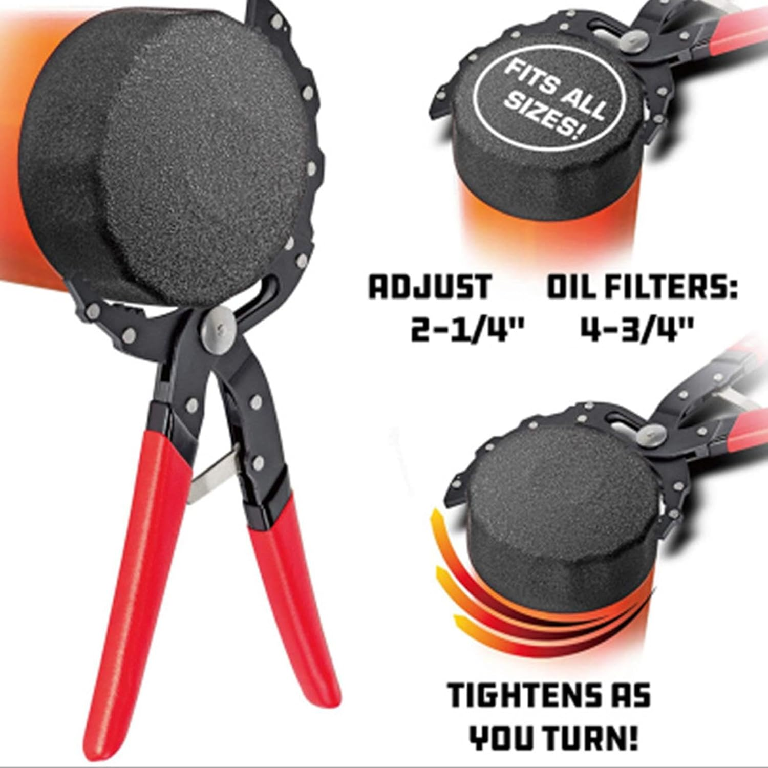 Oil Filter Wrench, Adjustable Oil Filter Remover, 12-Inch Oil Wrench, Oil Wrench for Agricultural Equipment, Versatile Filter Wrench, Oil Filter Removal Tool, Heavy-Duty Oil Filter Wrench, Oil Wrench image number 2