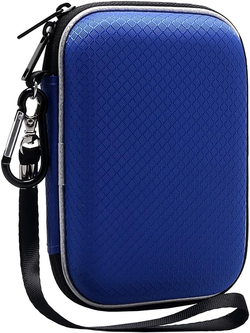 Lacdo EVA Shockproof Hard Drive Case for Western Digital WD My Passport Ultra WD Elements Gaming Drive Portable External Hard Drive 1TB 2TB 3TB 4TB 5TB USB 3.0 USB-C 2.5" HDD Travel Storage Bag, Blue image number 4