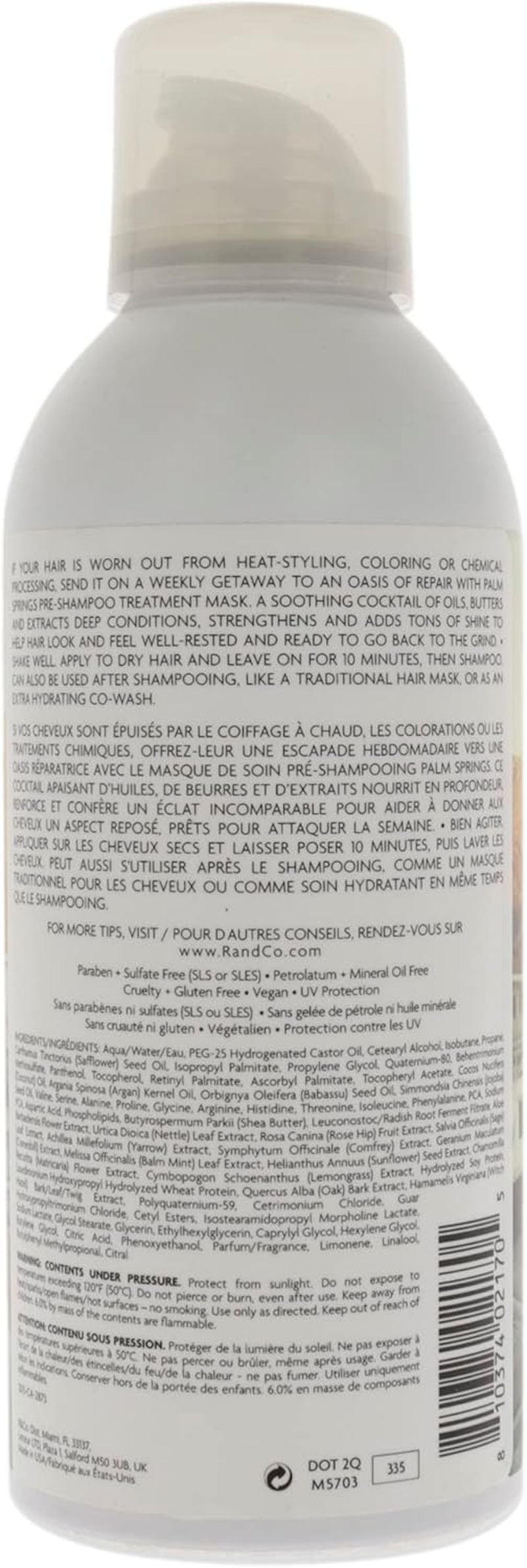 R+Co Palm Springs Pre-Shampoo Treatment Mask, 147Ml