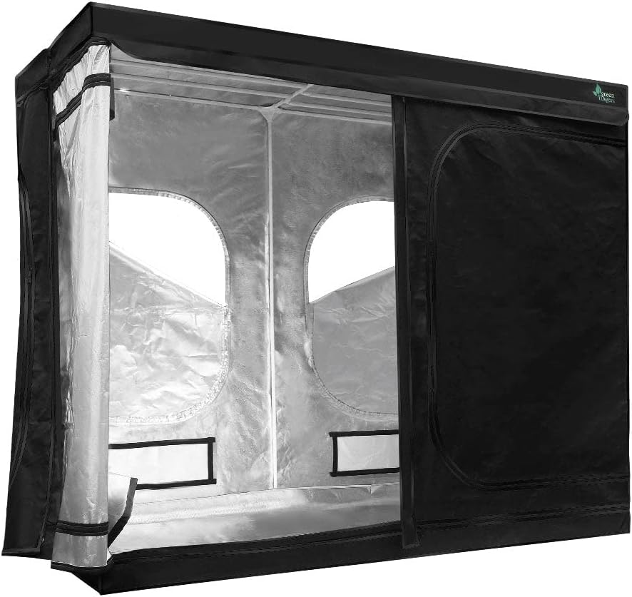 Greenfingers Grow Tent 60 X 60 X 90Cm Hydroponics Growing System Indoor Greenhouse Hydroponic Indoor Plant Kits,600D Oxford Cloth Black Exterior and Steel Frame with Highly Reflective Inside