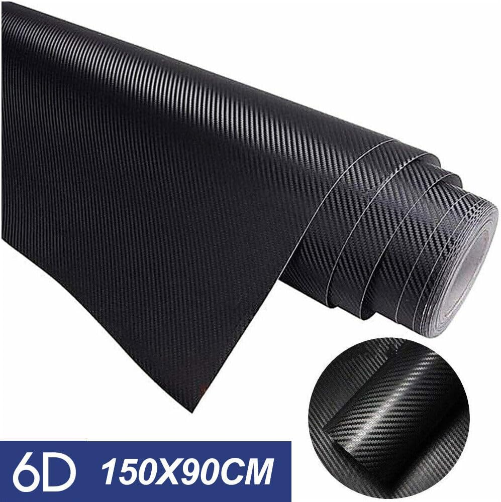 LEDON 6D Carbon Fibre Wrap 150X90Cm, Self Adhesive Film, Waterproof Wrap Roll without Bubble, Adapted to the Appearance and the Interior of Motorcycles, Computers, Cars image number 6