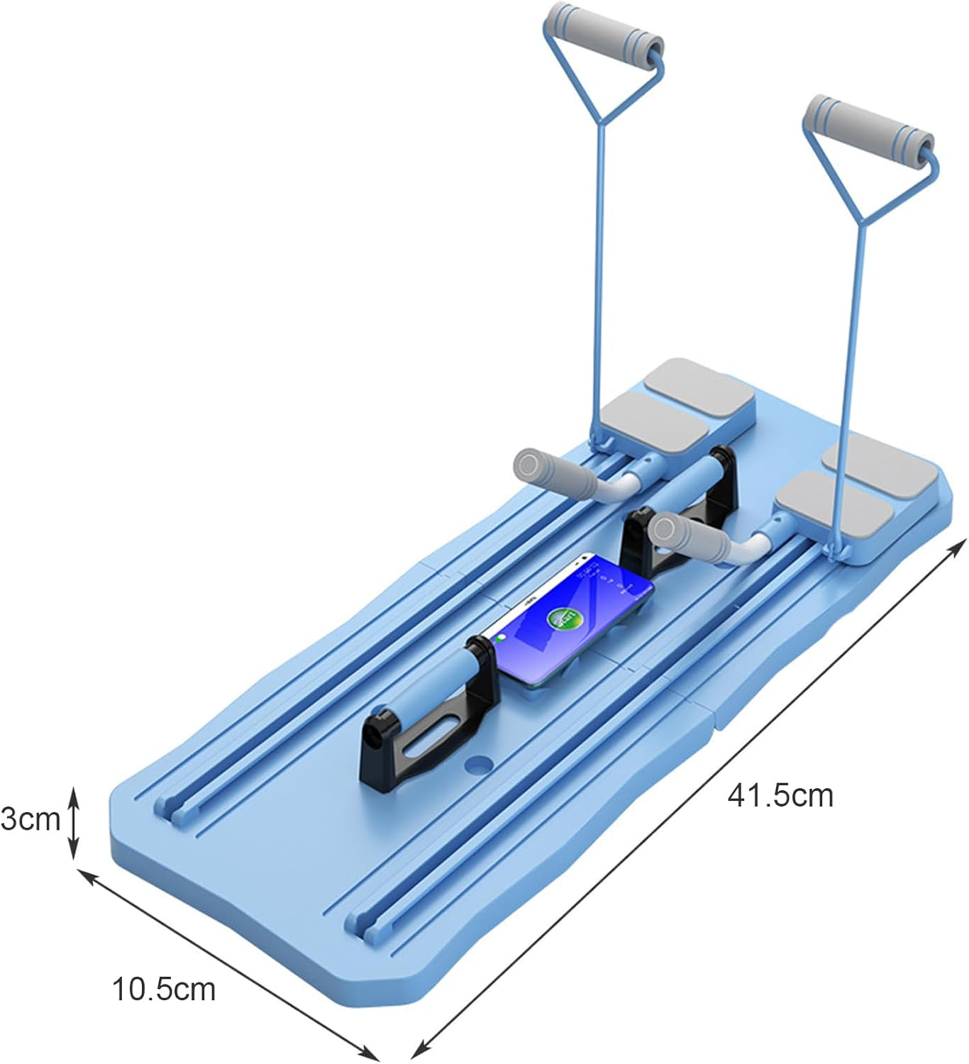 Pilates Board, Pilates Reformer Set, 5 in 1 Pilates Sliding Board for Home, Multi-Functional Foldable Pilates Reformer Board, Automatic Rebound Pilates Equipment for Adults, Men, Women image number 2