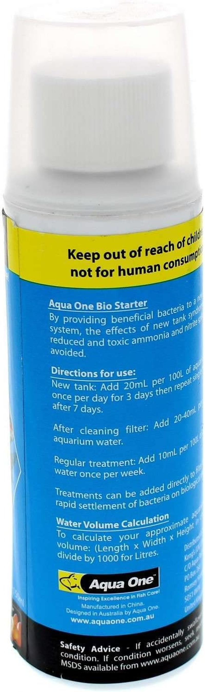 Treatment Bio Starter 150Ml 92152 Fish Tank Aquarium Aqua One image number 4