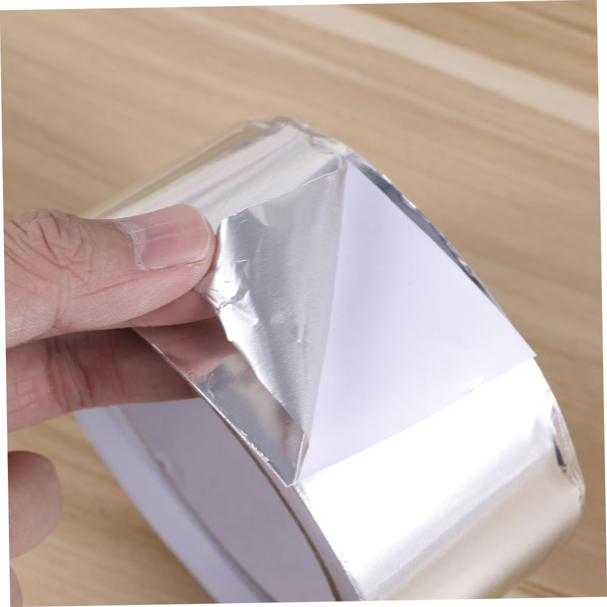 GLEAVI Sealing Tape Aluminum Foil Adhesive Tape Heat Insulated Wear Resistant image number 2