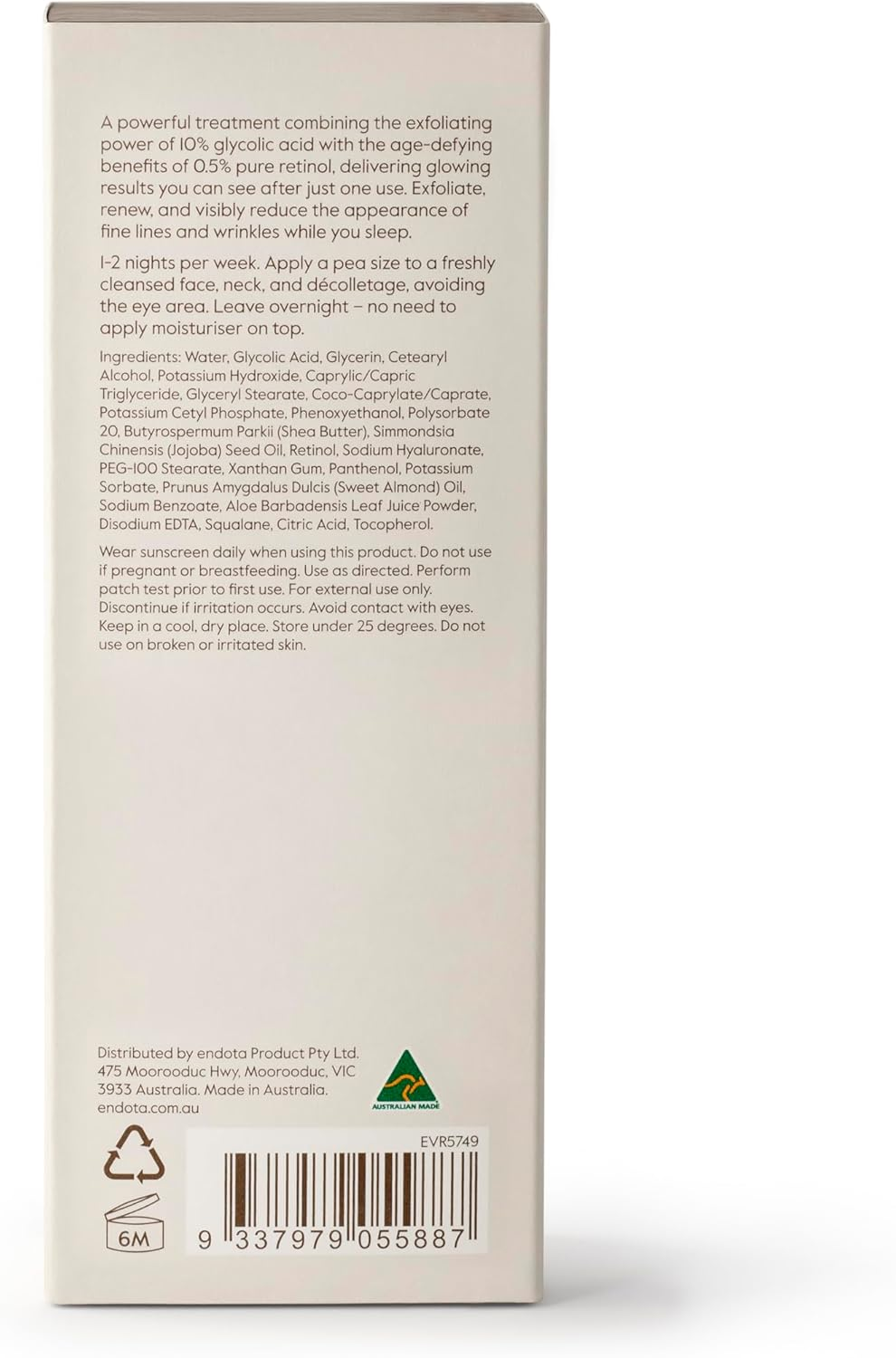 Endota Overnight Glow Treatment image number 4