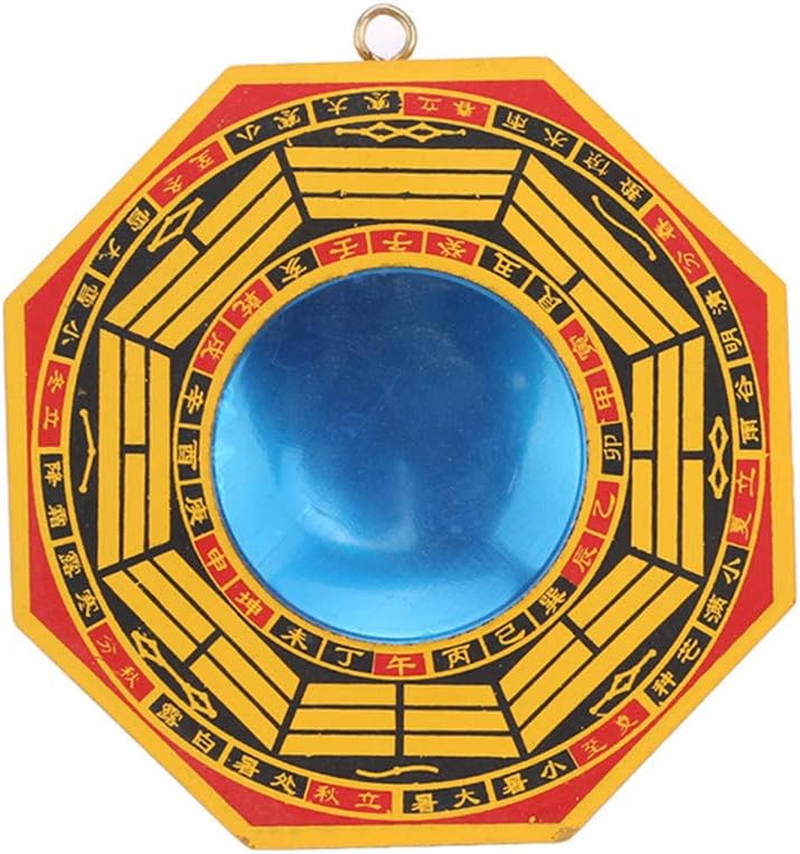 Sevenfly Traditional Chinese Feng Shui Concave Mirror & Concave Bagua Mirror Protection against Active Harmful Energy(Concave Gossip Mirror) image number 3