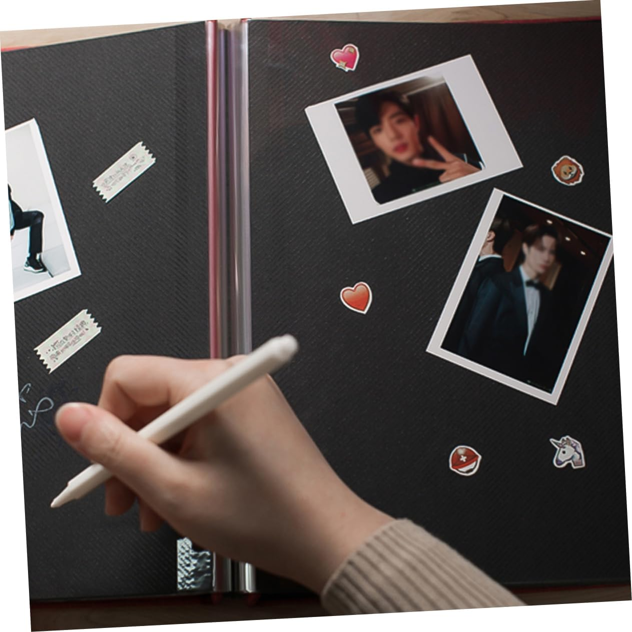 1Pc Retro Photo Album Book Large Capacity Self Adhesive Scrapbook for DIY Memories for Weddings Birthdays and Graduations Handmade with Thick Cardboard image number 6