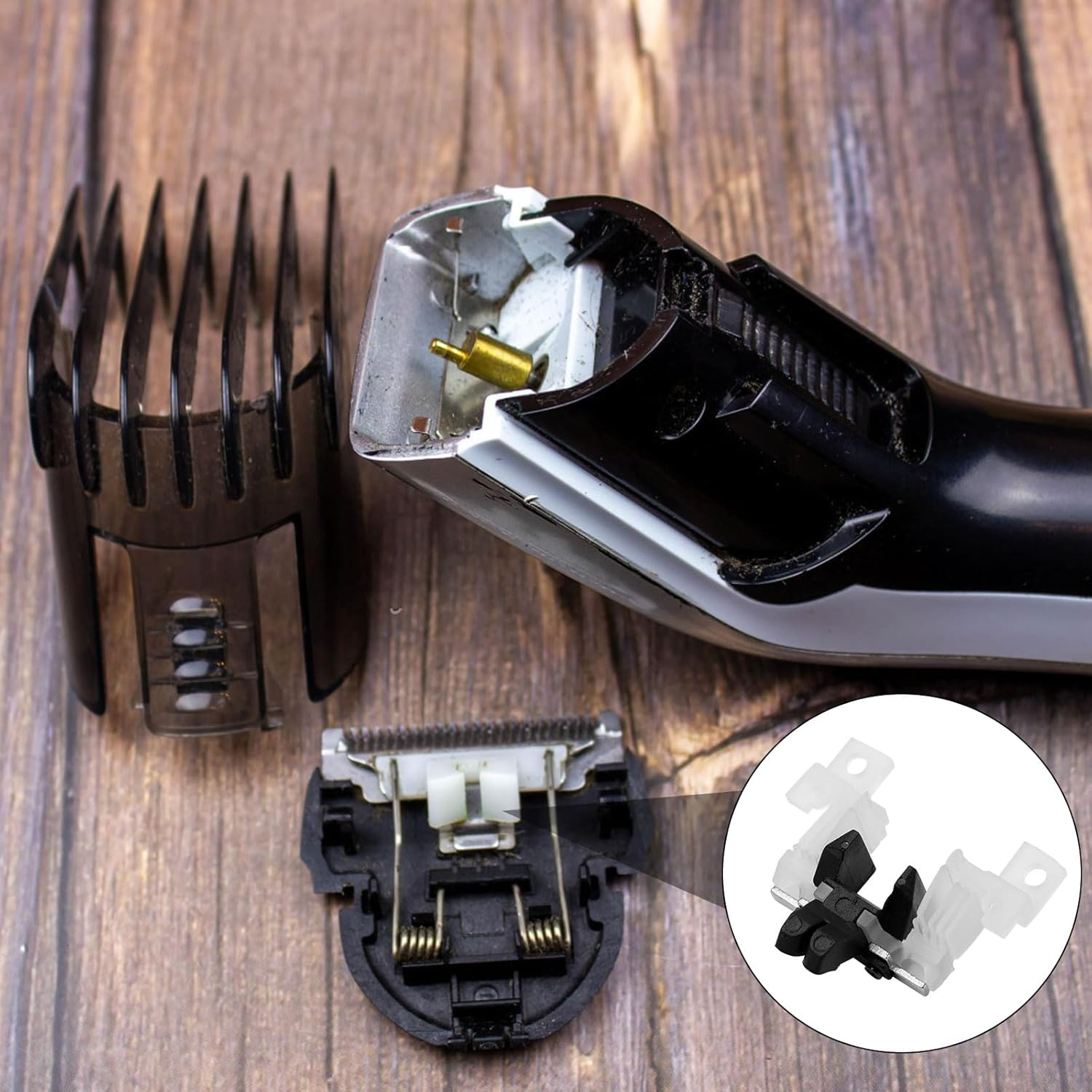 Gosknor 2Pcs Blade Drive Assembly for Pet Clippers, Professional Clipper Blade Drive Blade Drive Replacement for Andis AG & AGC Clippers Pet Hair Clippers Accessories image number 1