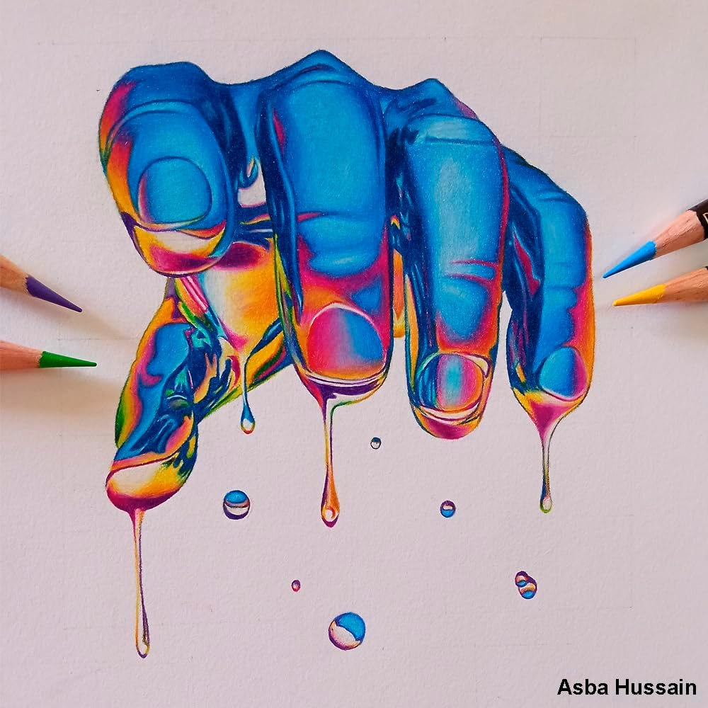 Derwent Chromaflow Pencils, Set of 150 in Tin, 3.5Mm round Core, Premium Core Strength, Blendable with Smooth Texture, Ideal for Drawing, Colouring & Layering, Professional Quality, 2306263