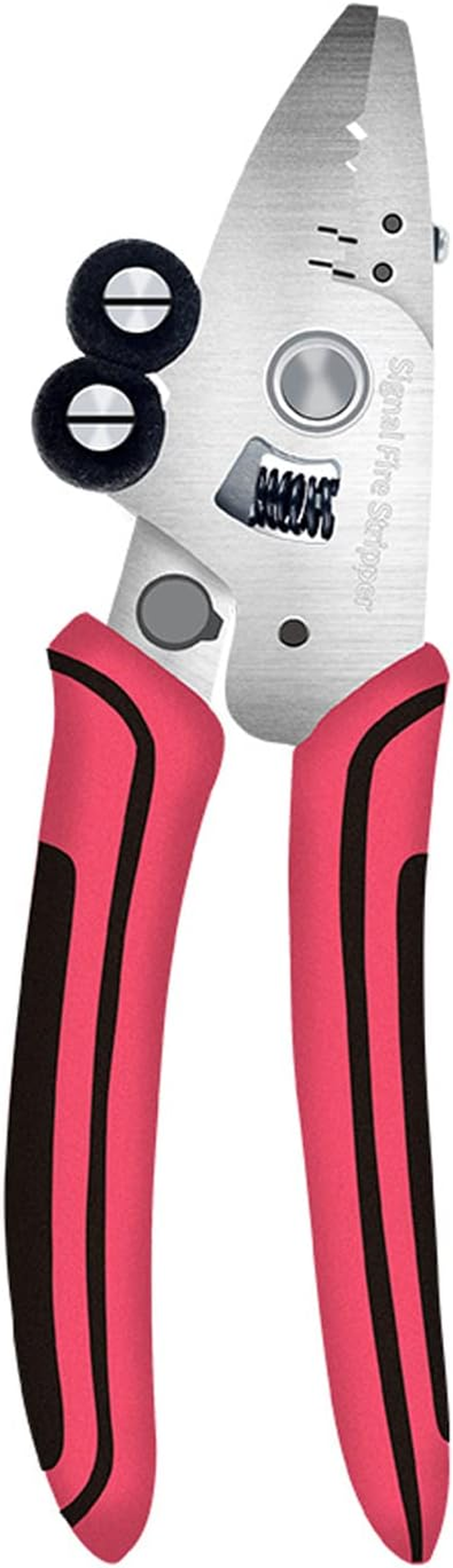 Fiber Optic Stripper, 8 in 1 Fiber Optic Stripper Tool, Wire Cutters Pliers Electrician Tools for Wire Stripping Cutting & Cleaning, Fiber Cable Stripping Tool for Working Technicians, Electricians