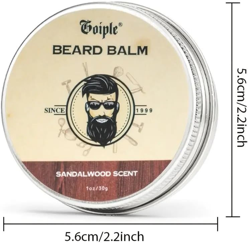 Goiple Beard Balm, Sandalwood Scent, Moisturising Beard Care, 30G image number 4