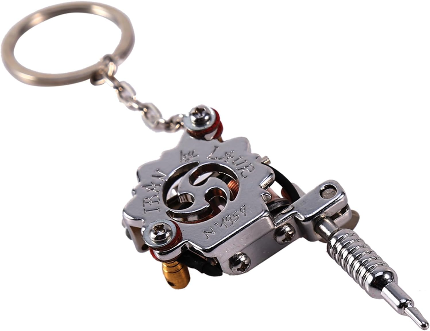 Zenithaur Mini Machine Keychain, Portable Supply Keychain, Outlast Gun Keychain for Lovers and Artists image number 2