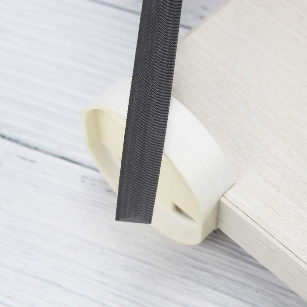 (6'' Half round File) - KALIM Half round Medium Cut File, Double Cut Teeth, 15Cm Length, Made of High Carbon Steel, Hand File without Handle Suitable for Wood, Metal, Sharpening, Etc. image number 3