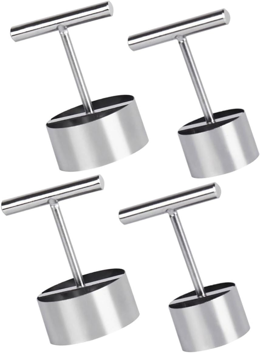 4Pcs Stainless Steel Fruit Core Remover Ergonomic Metal Pear Apple Corer Kitchen Supply Vegetable Remover with Sharp Easy-Clean Handles image number 2