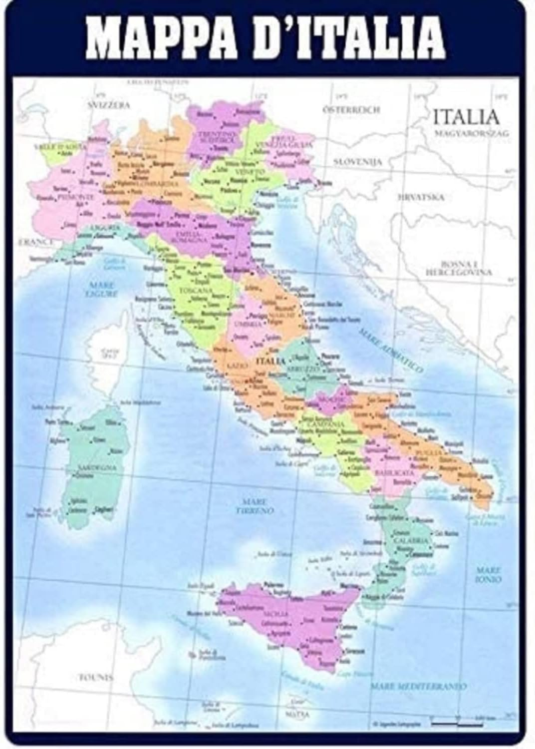 Grupo Erik Mapa Da Europa Desk Mat | Desk Decor | 13.5 X 19.5 Inch - 34.5 X 49.5 Cm | Desk Pad | Desk Protector Mat | Cute Stationery | Back to School Supplies | World Map for Kids - Mapa De Andalucia image number 6