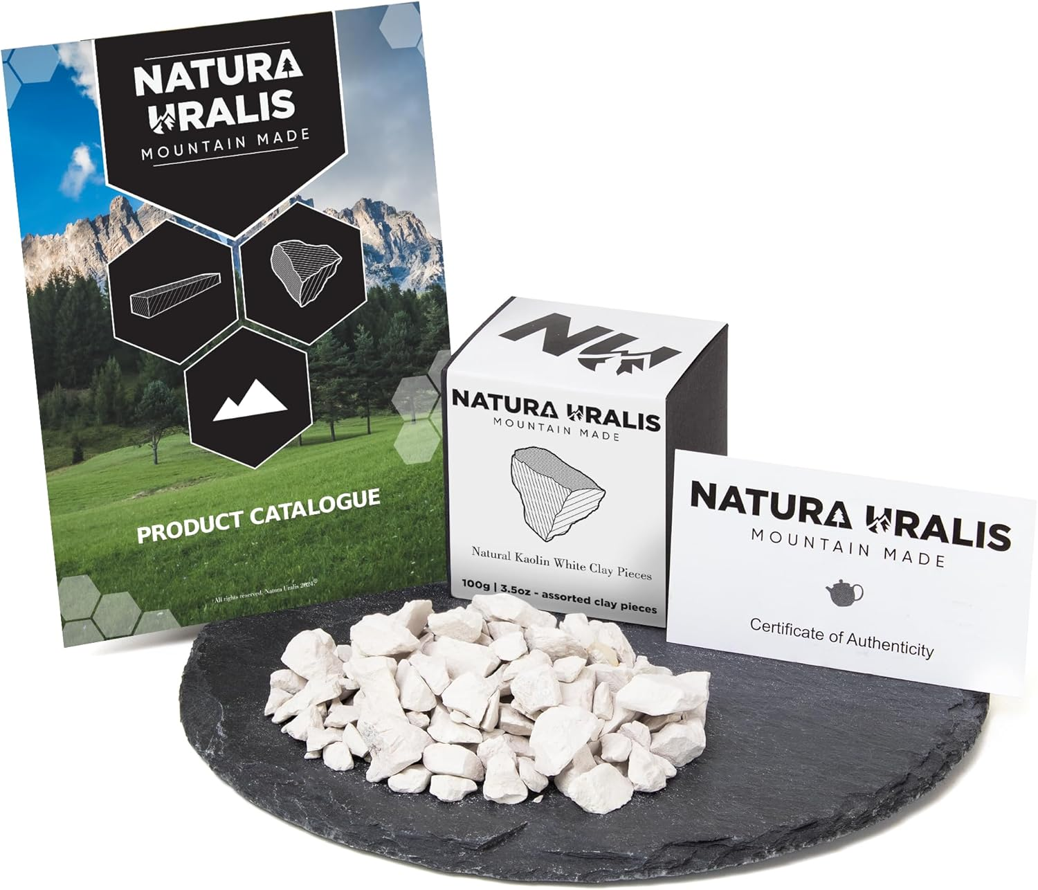 Kaolin White Clay | 100G of Natural White Clay, Pure White to Off-White - Amazing Crunch, Satisfying Earthy, Velvety and Firm Texture, ASMR Sensation image number 3