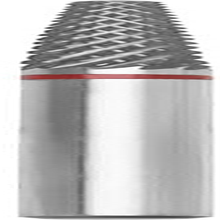 1Pc Carbide Tungsten Steel Nail Cutter Bit 2.35Mm Tapered Nail Drill Bits Electric Grinder for Removing Gel Acrylic Coatings (Yellow XF Extra Fine Teeth)