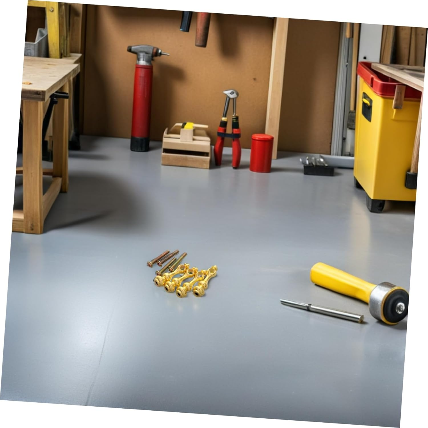 TEHAUX 12Pcs Metal Furniture Board Connectors Gourd Shaped Baluster Spindles for Glass Railing Cabinet Cart Hardware Stable Home Decor image number 5