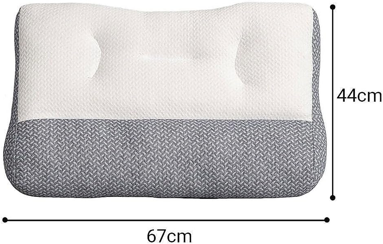Cervical Ergonomic Pillow Soy Bean Contour Orthopedic Bed Neck Pain Washable image number 6