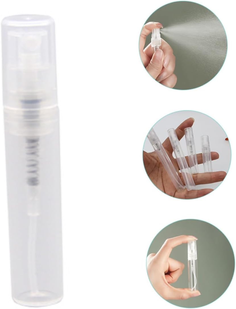 HEATSHAKING 3Ml Plastic Perfume Spray Bottles 30Pcs Travel Sub Containers Lightweight Refillable Mini Bottles Suitable for Perfume Storage and Travel Use image number 4