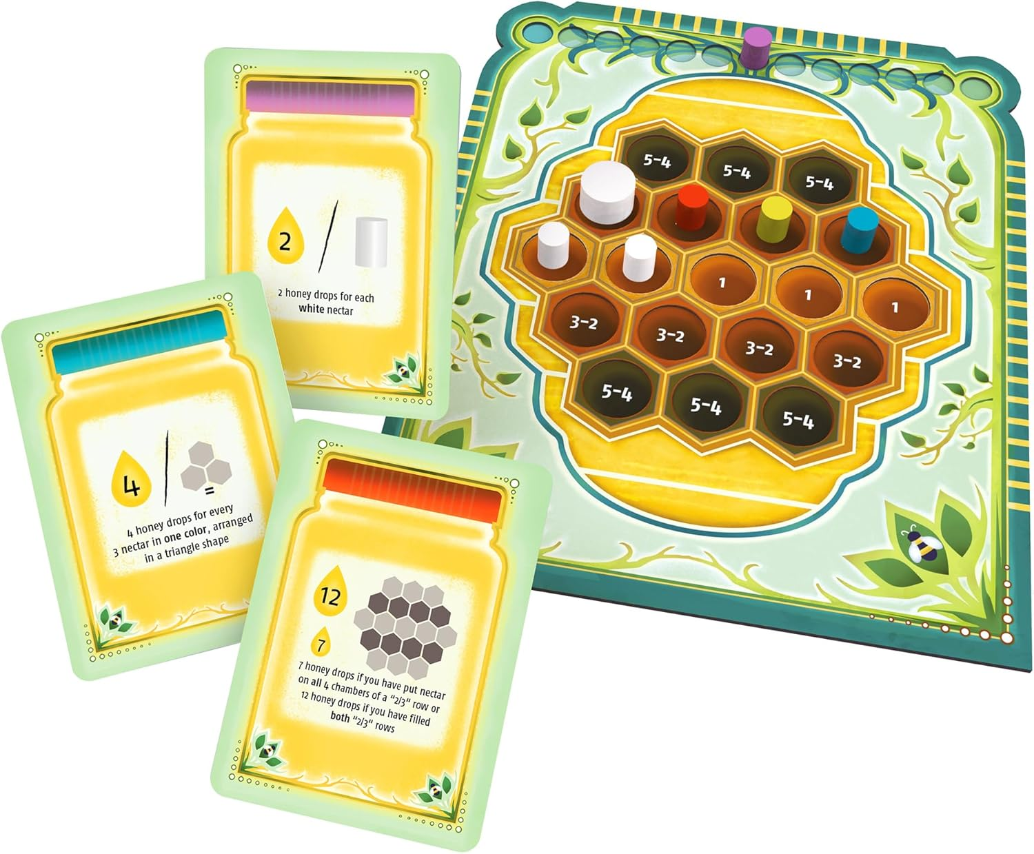 Plan B Games Next Move Beez Board Game (2-4 Players, 8+) image number 3