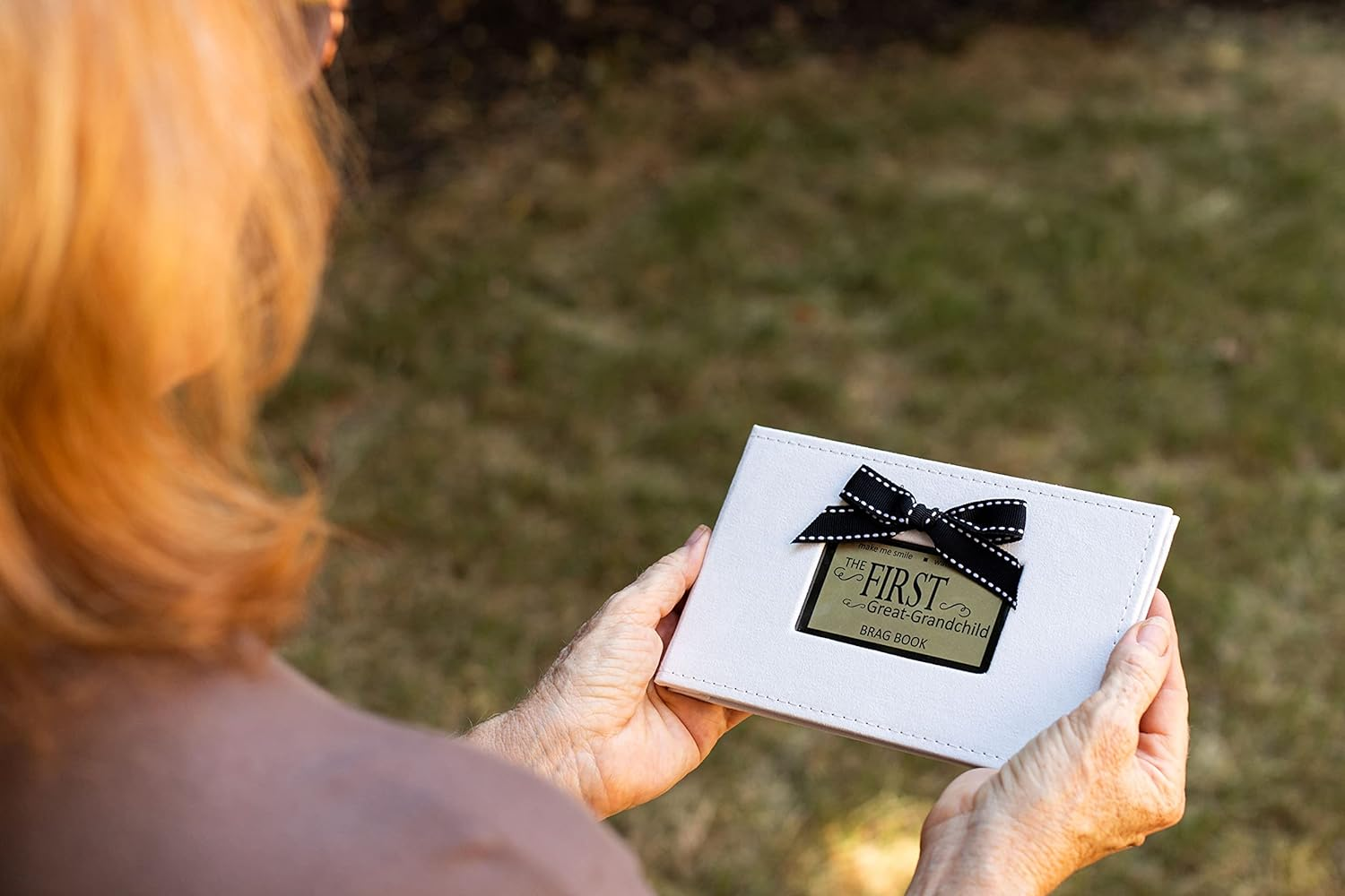 Grandparent Gift Co. First Grandchild Brag Book or Photo Album for New Grandparents image number 2