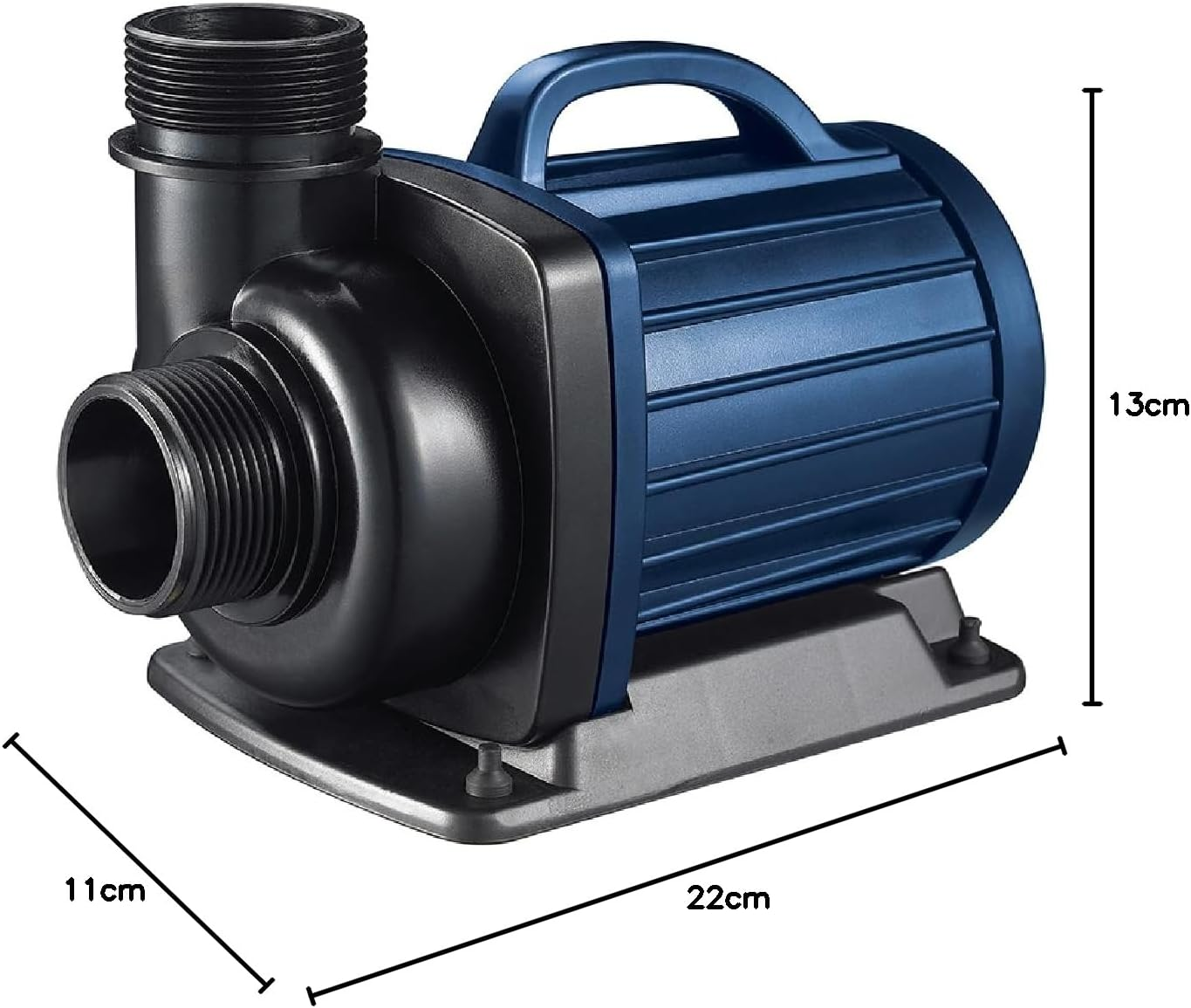 Aquaforte DM 6,500 Low Voltage 12 Volt 50 Watt Pond Pump, Flow Rate 6,500 Litres per Hour, Delivery Head 4 Metres, Automatic Dry Run Protection, Cable Length 10 Metres image number 1