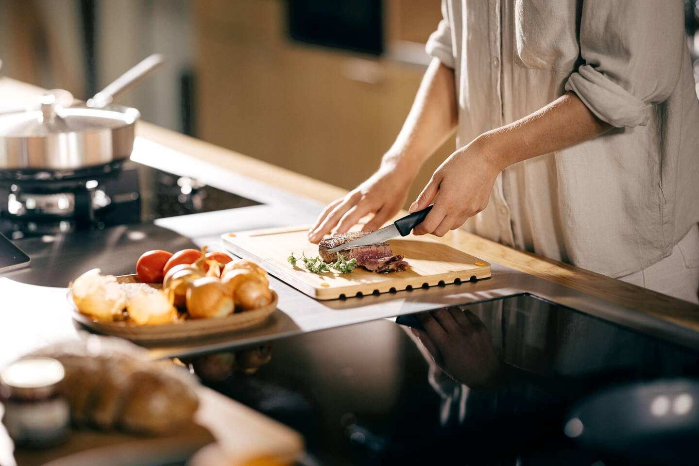 Fiskars Table Knife Set, 3 Pieces, Functional Form image number 2