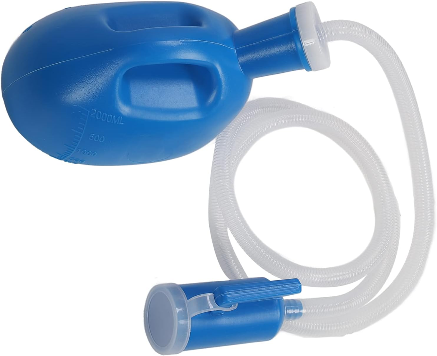 2000Ml Spill Proof Urine Bottle, Large Capacity Portable Men'S Urinal Bottle Pee Bottle with Cover for Hospital Camping Car Travel, Long Tube for Bedridden Patients image number 6