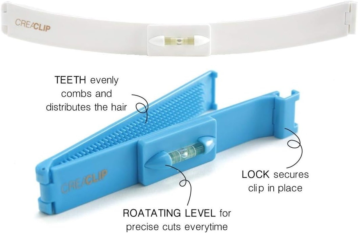 Original Creaclip Set Hair Cutting Tool - as Seen on Shark Tank - DIY Home Hair Cutting Clips for Bangs, Layers, and Split Ends, Hair Cutting Guide (Set of 2) image number 6