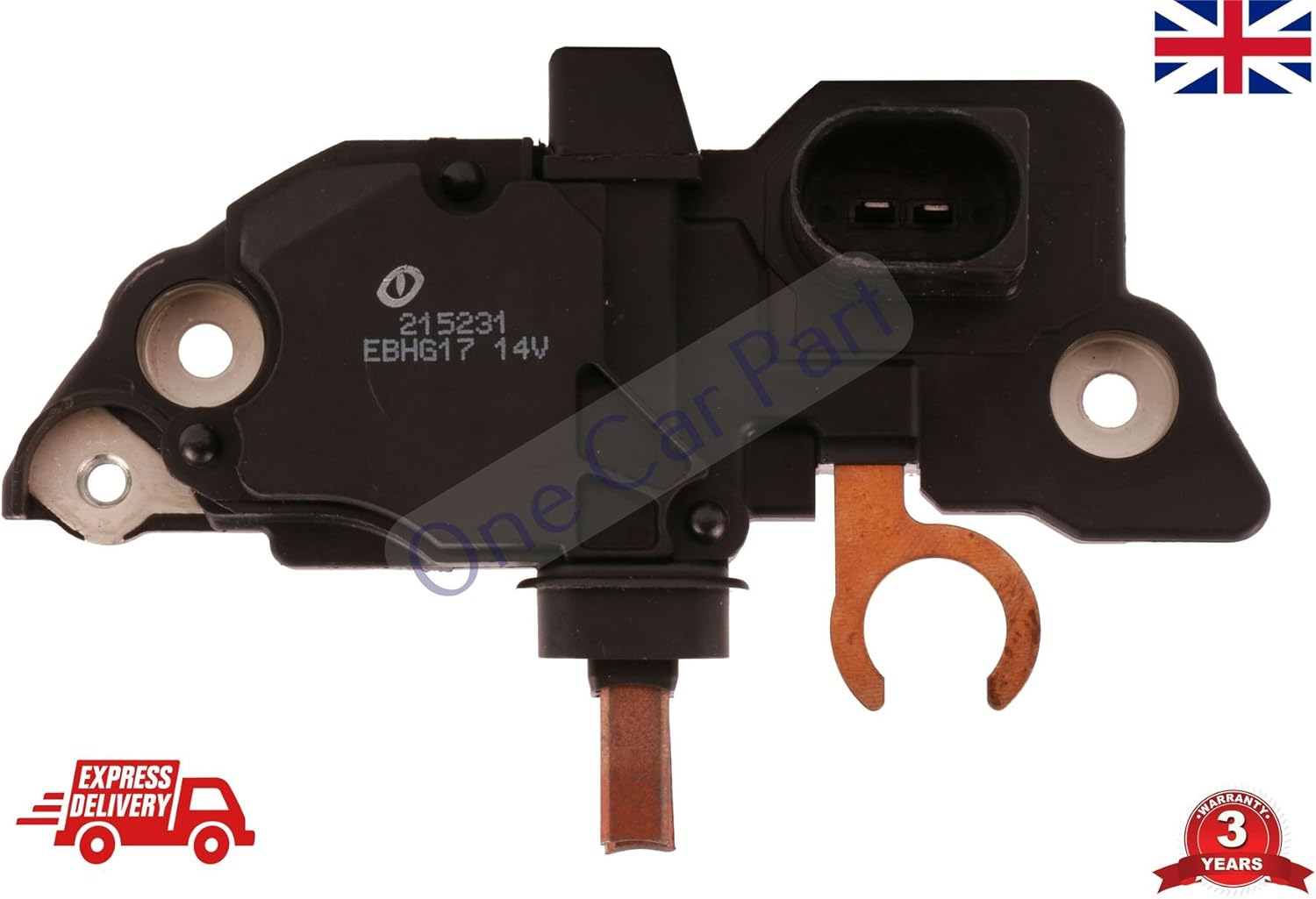 ALTERNATOR VOLTAGE REGULATOR for BORA CADDY FOX GOLF F00M 145225 image number 1