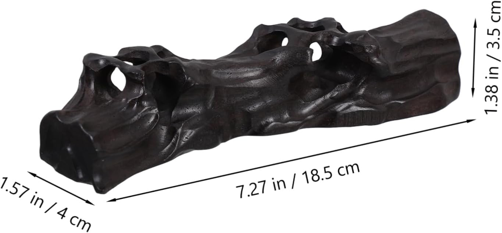 HOUDERCO Artistic Root Carving Brush Holder Calligraphy Pen Stand Pen Storage Stand Office Accessories image number 1