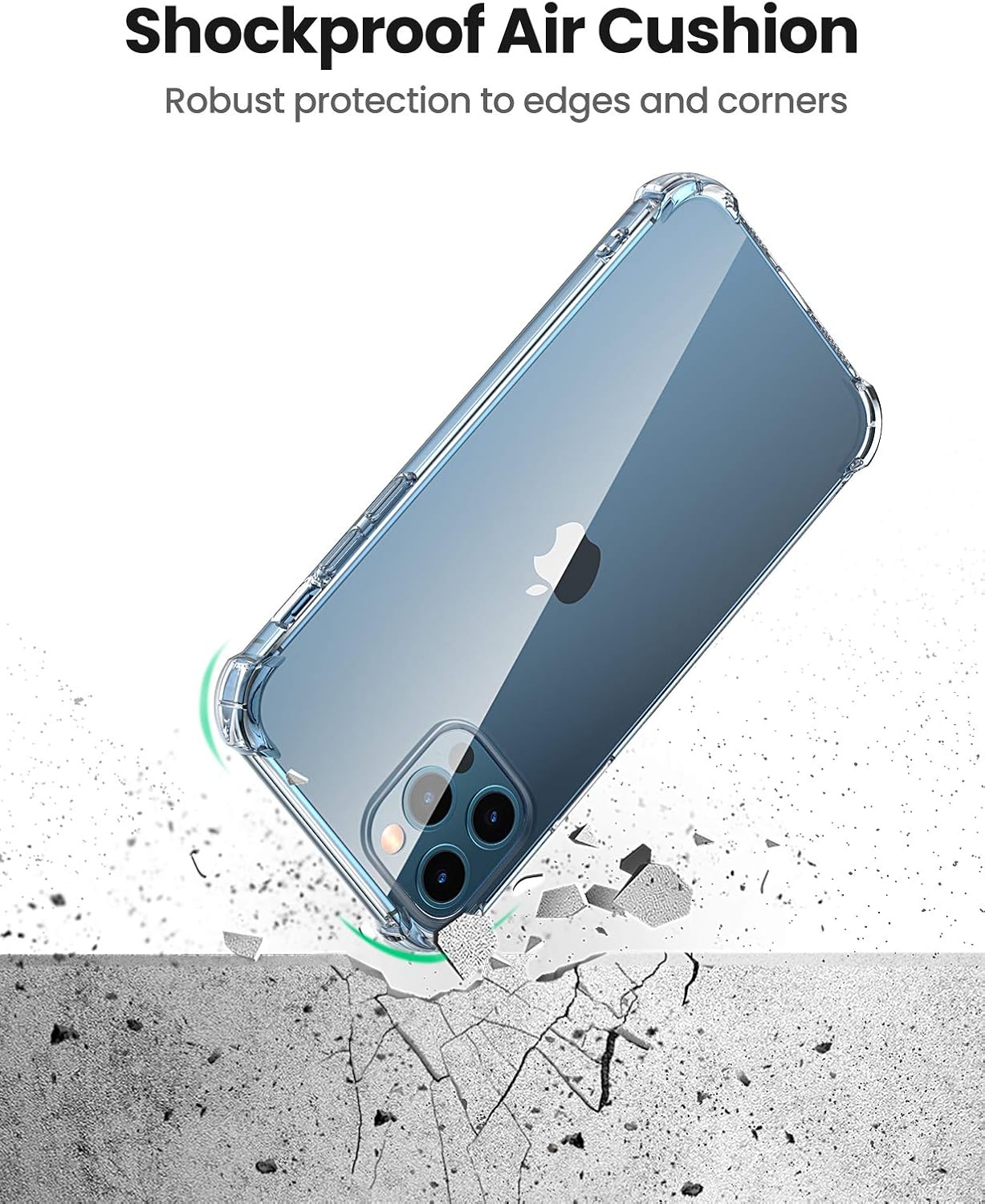 UGREEN 20441 Protective Case for Iphone 12 6.1-Inch (Clear) (V28-ACBUGN20441) image number 5