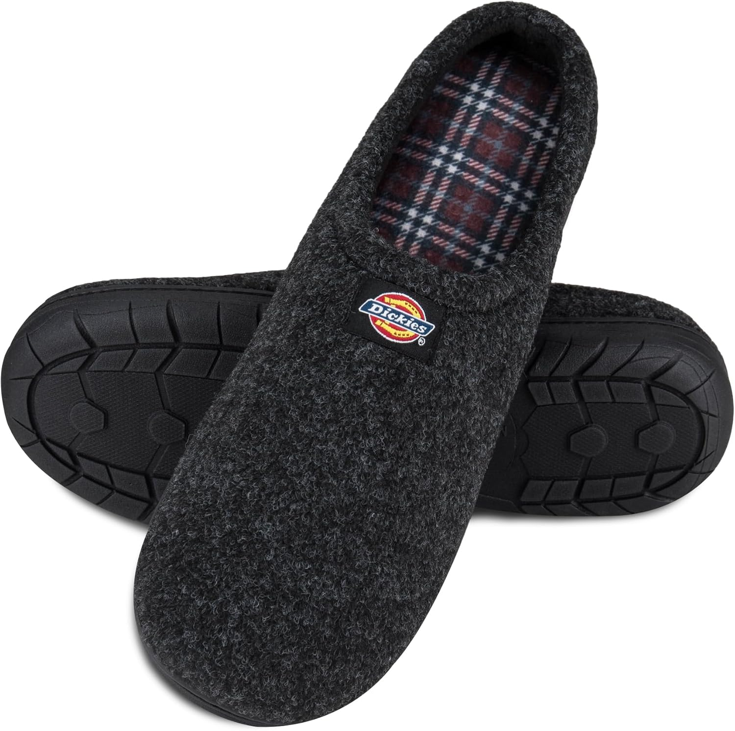 Dickies Men'S Open and Closed Back Memory Foam Slippers with Indoor/Outdoor Sole image number 4