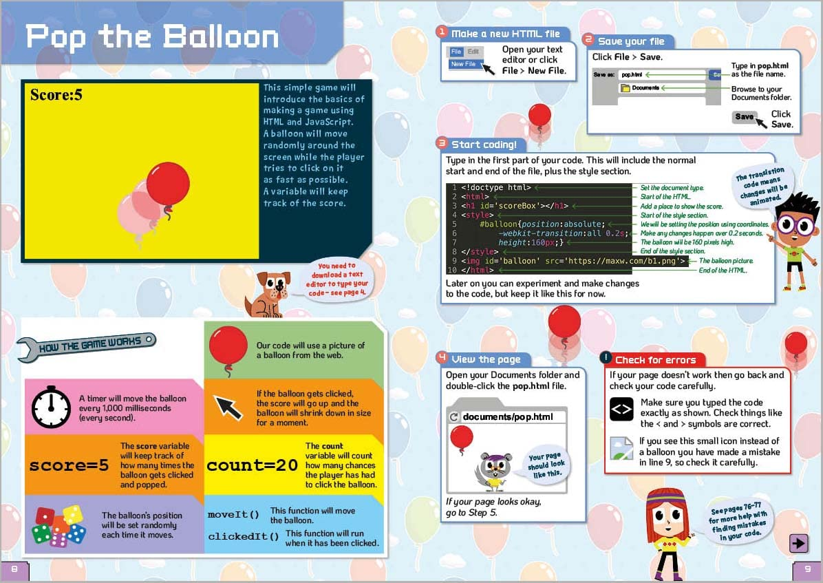 Coding with HTML & Javascript - Create Epic Computer Games: the Questkids Do Coding image number 1