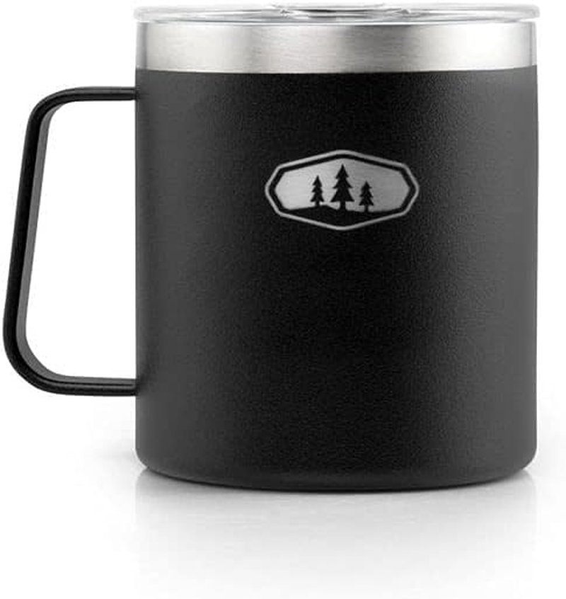 GSI 63255 Glacier Stainless Steel Camping Cup, 15 Oz, Black, Approx. 4.6 X 3.5 X 4.1 Inches (117 X 89 X 104 Mm) image number 2