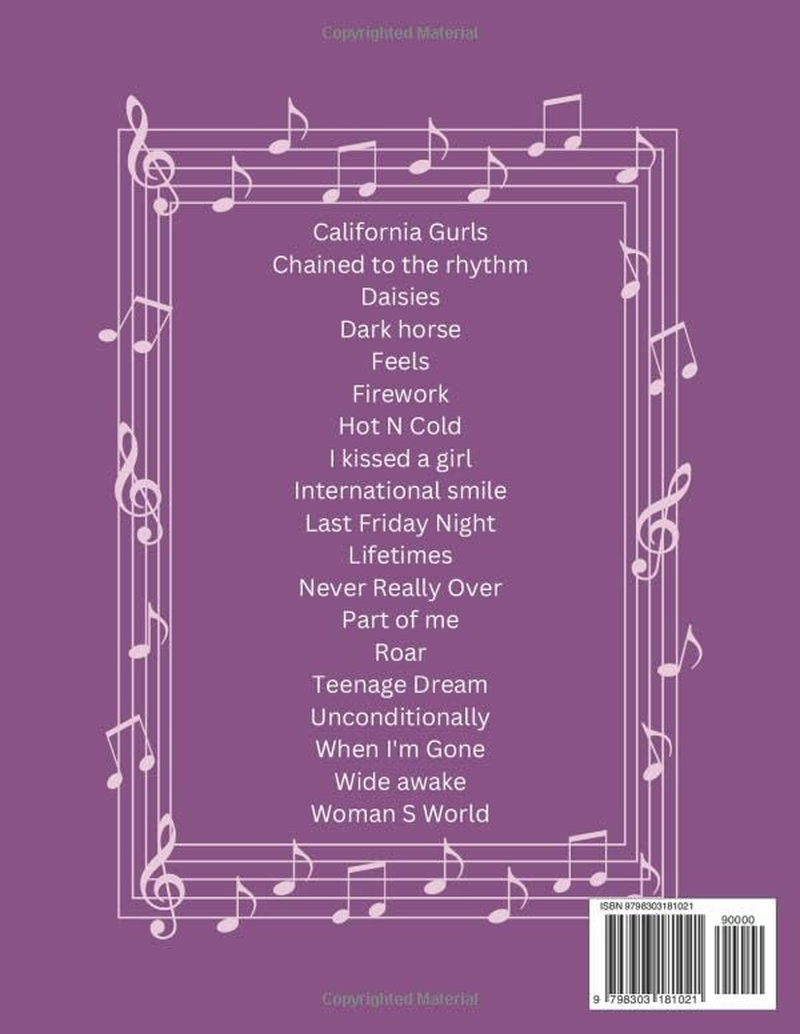 Katy Perry Piano Sheet Music , Iconic Hits for Piano Lovers: Featuring Easy-To-Intermediate Sheet Music for Popular Hits image number 1