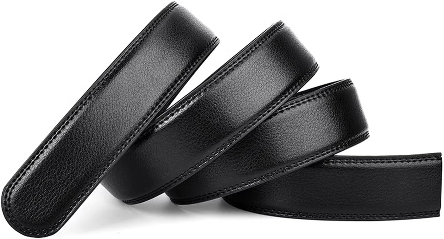 Ekdirect Pack of 2 Men'S Replacement Belt without Buckle Leather Automatic Belt image number 3