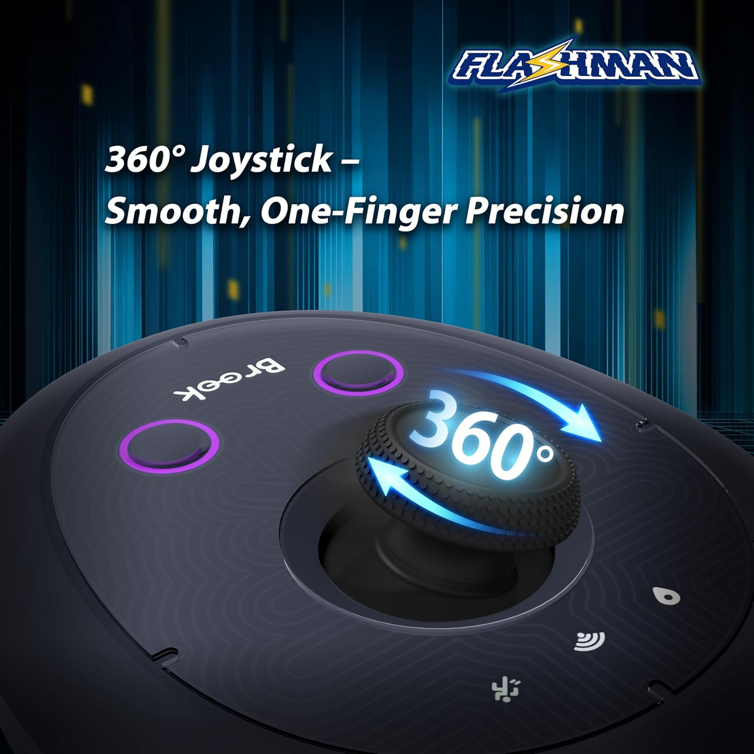 Brook Flashman Virtual GPS Joystick for Iphone (Ios 17+), Bluetooth Location Controller with Teleport, Smart Roaming, Route Cruise, Coordinate Sharing, No Jailbreak image number 3