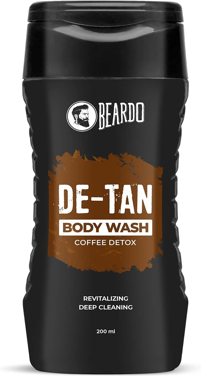Beardo De-Tan Body Wash for Men, 200Ml | Tan Removal Bodywash for Men | De-Tan for Men | Caffeine Body Wash | with Coffee & Aloe Extracts | for Body & Face | Refreshing Fragrance image number 5