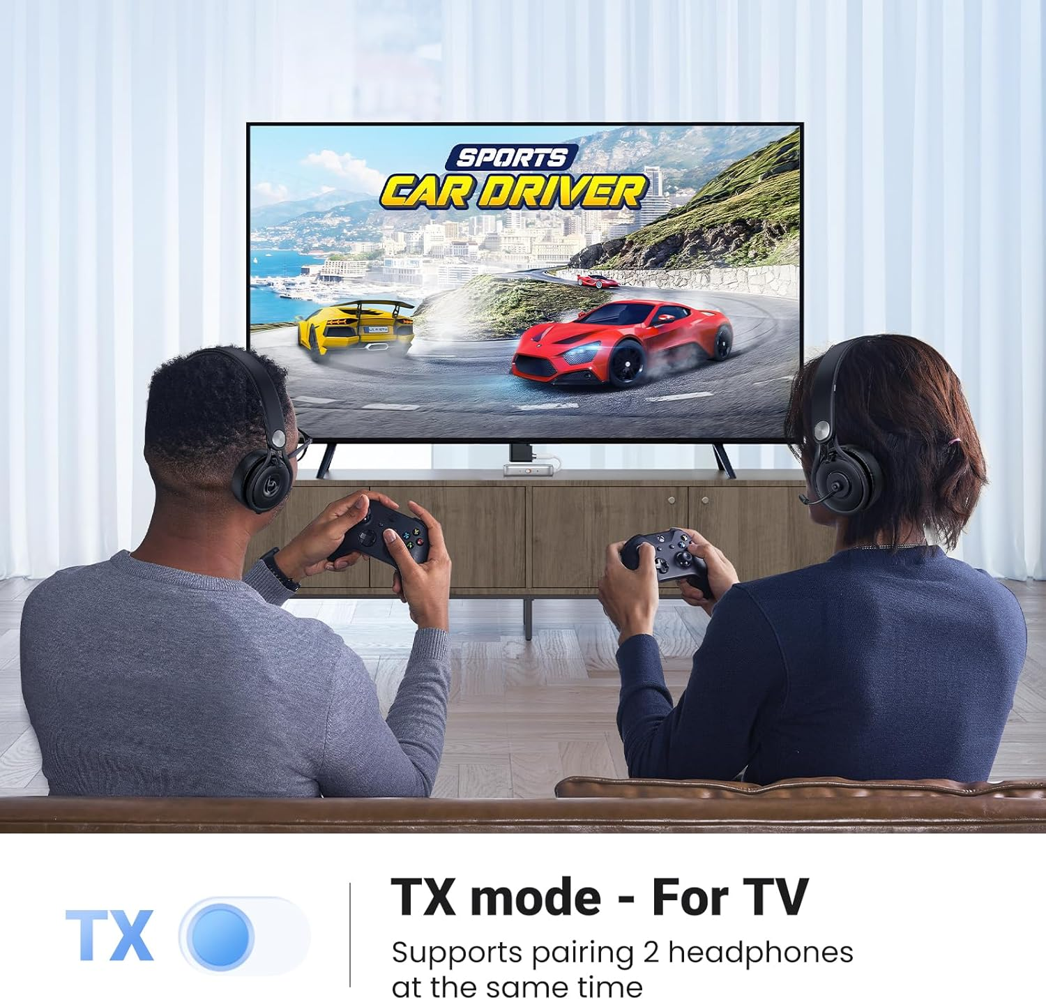 UGREEN Airplane Bluetooth 5.4 Transmitter Receiver for 2 Airpods or Headphones, Airfly Travel Essentials 2-In-1, Wireless 3.5MM AUX Jack Adapter on Flight, TV, Car Stereo image number 3