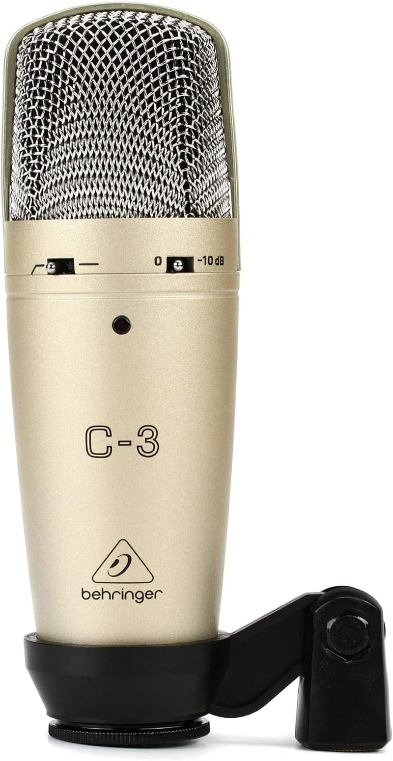 Behringer B-2PRO Large Dual-Diaphragm Studio Condenser Microphone, Silver image number 2