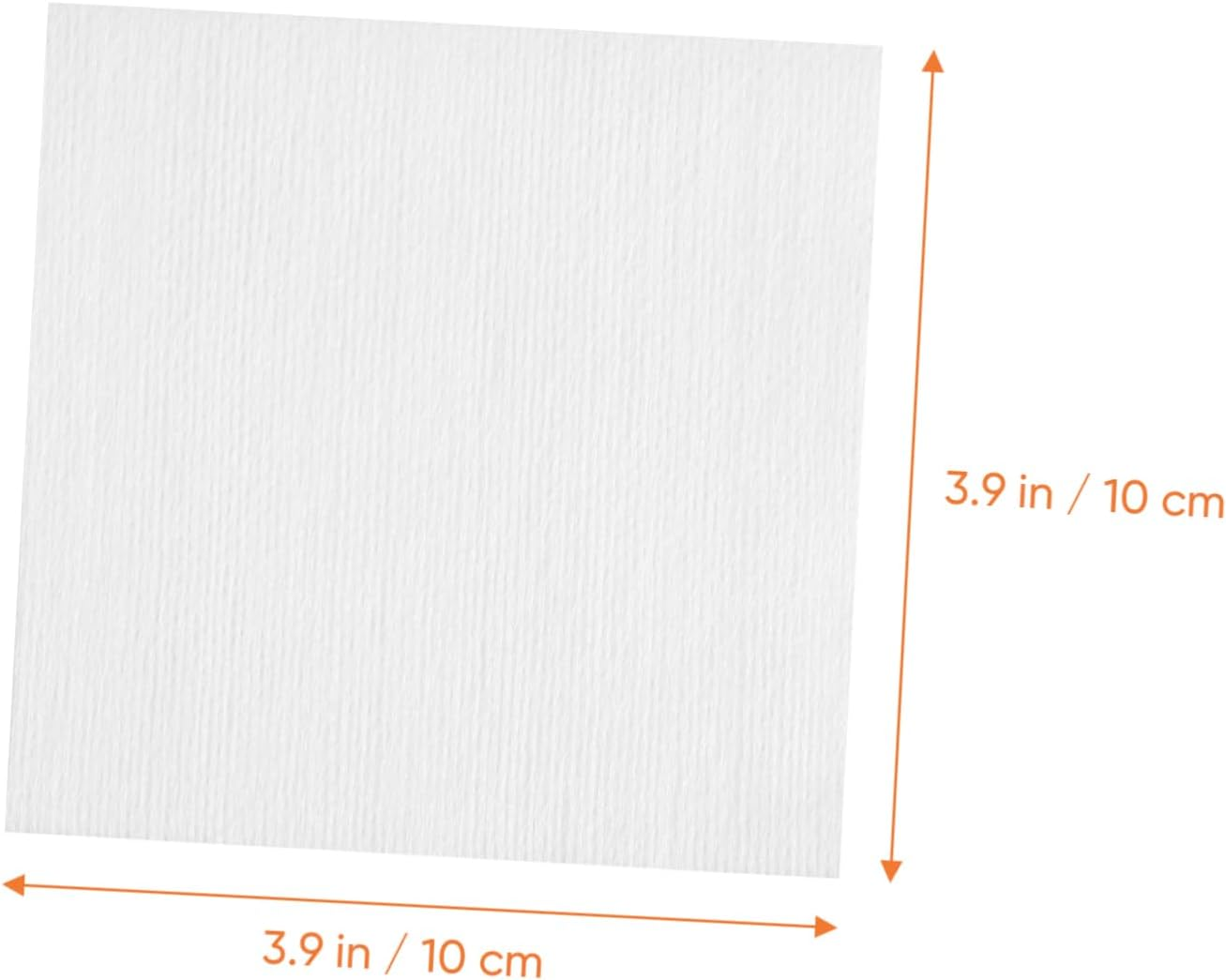 Outanaya 200Pcs Non Woven 10X10Cm Care Supplies First Aid Non Woven Fabric for Medical Use and Personal Care